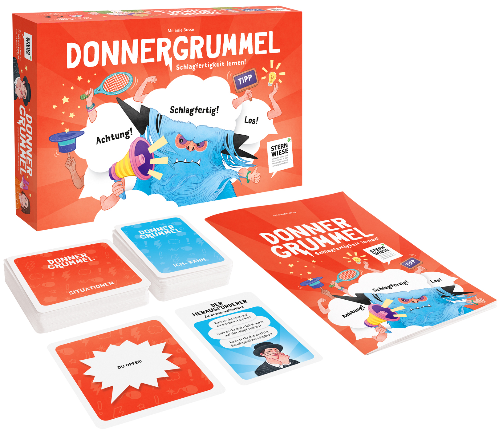 Donnergrummel - Schalgfertigkeit lernen. Produktbild.